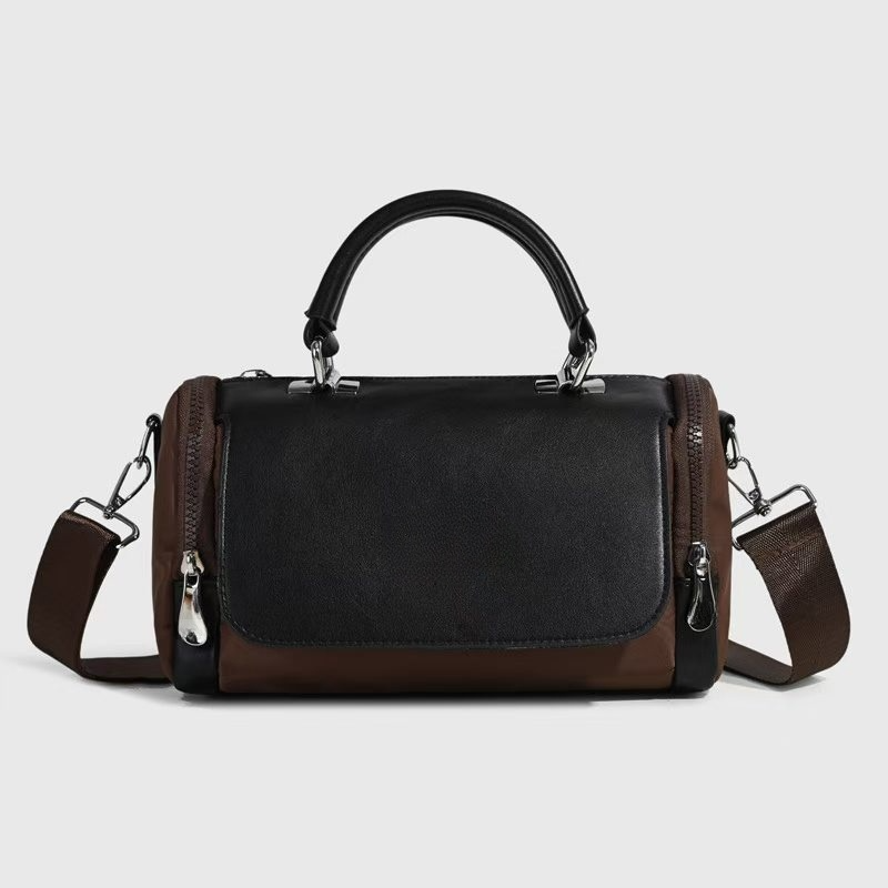 #119 Women's new casual fashion contrast large-capacity portable messenger bag