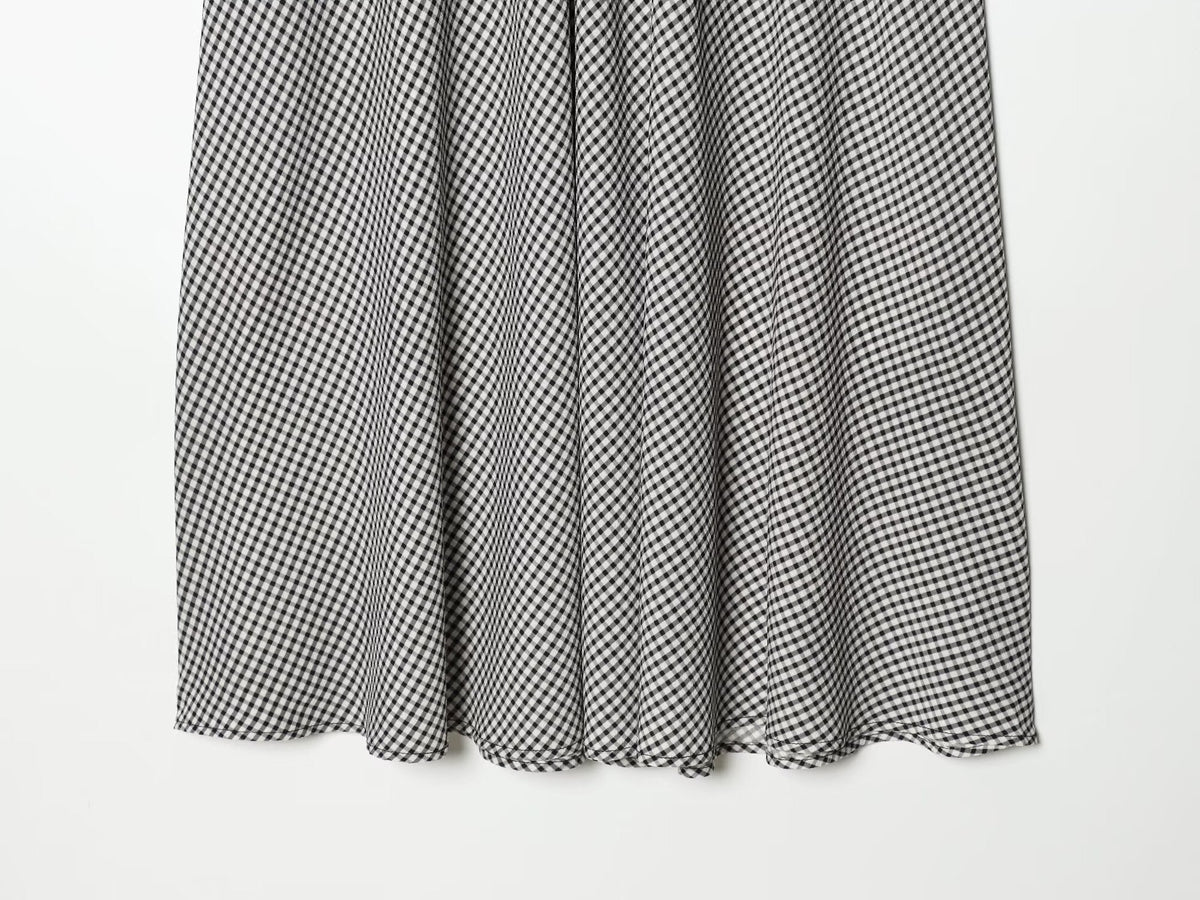 Women's casual plaid MIDI skirt