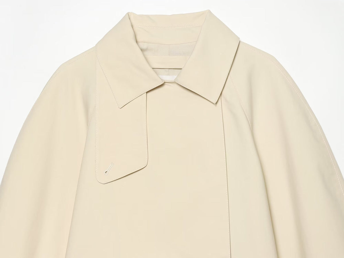 Women's loose short windbreaker Coat
