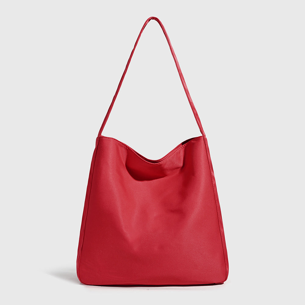 #129 Women's new leisure wide shoulder strap one-shoulder large capacity bag