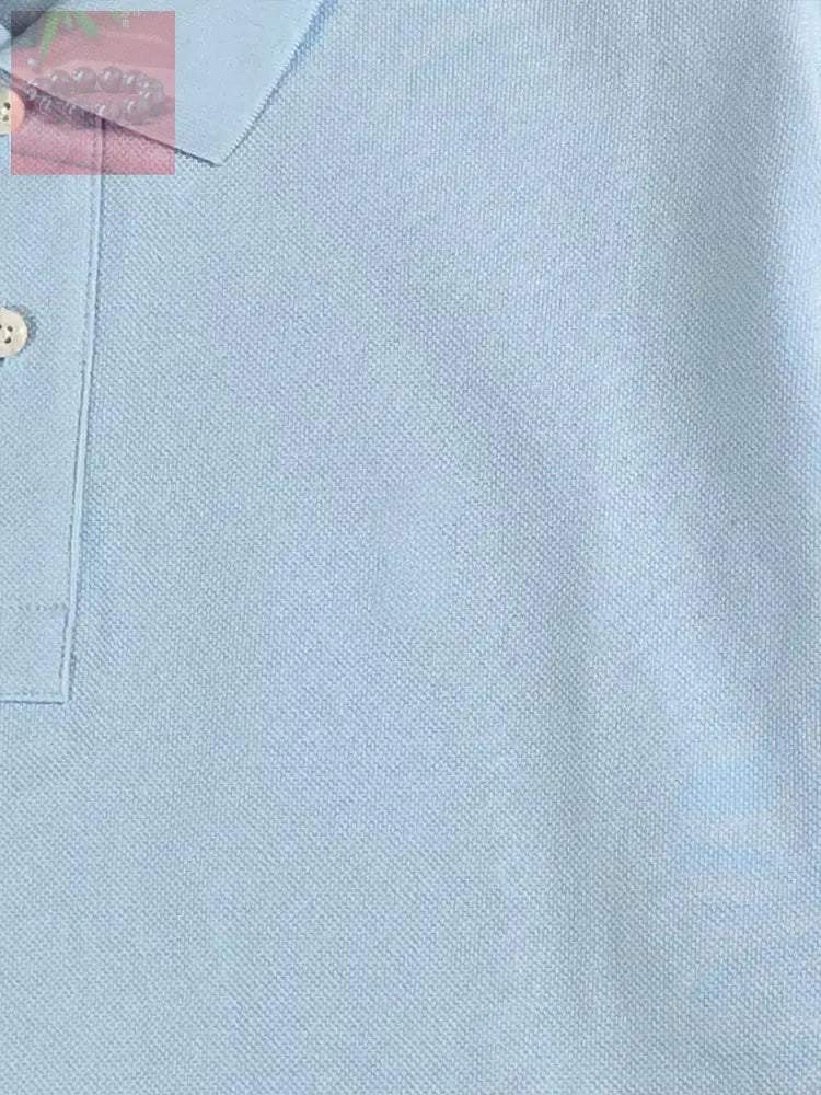 Men’s and women’s new Joker Couple style cotton beaded fabric embroidered POLO shirt