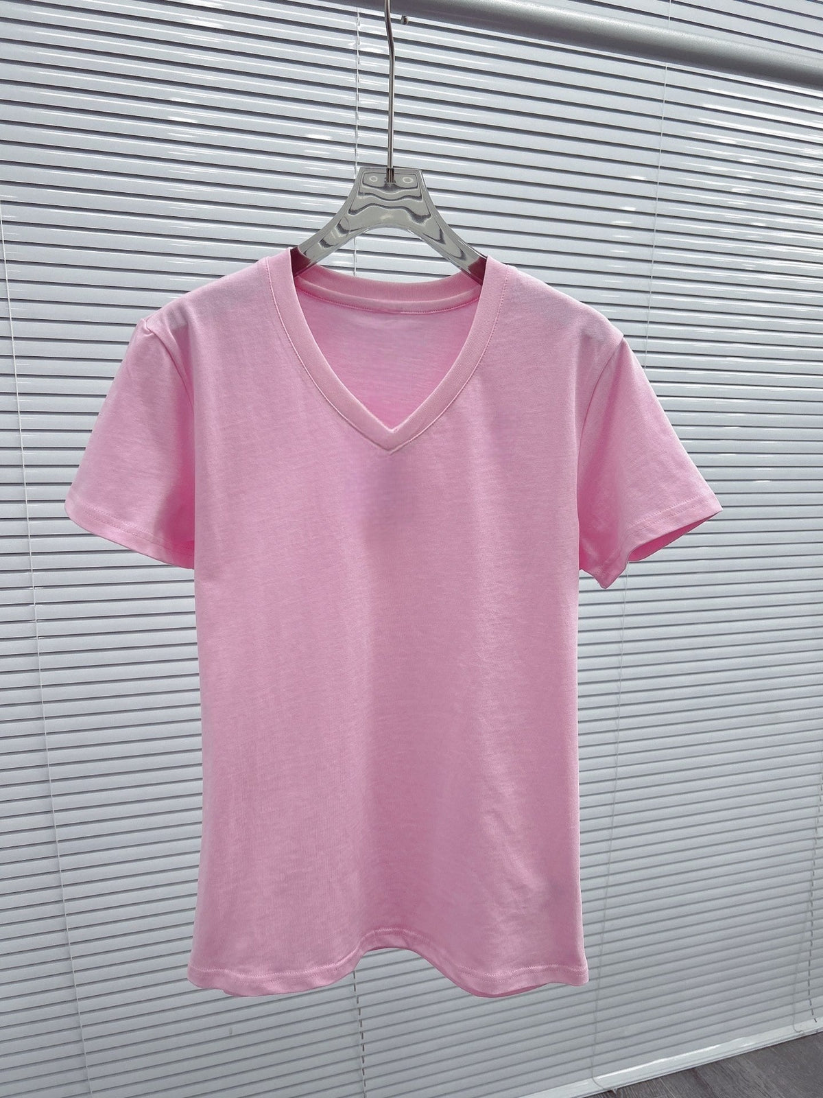 Women's new embroidered short-sleeved casual slim T-shirt