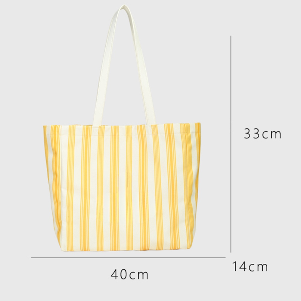 #228 Women's new Joker large capacity striped shoulder handbag